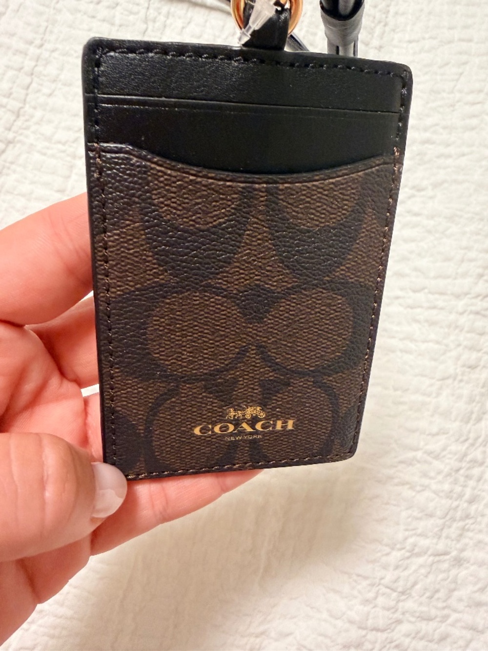 Coach Luggage Tag/Lanyard